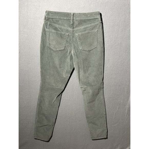 Universal Thread Women's Size 2/26R Olive Green Corduroy Button Fly Slim Pants - Picture 8 of 8